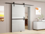 CRAZY ELF 32 "x 84" Integrated Door Slab, No Assembly Required, Covered With 2mm Thick W936126325