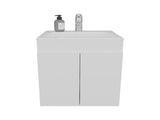 Bathroom Vanity 20.8" H, 2 Doors, White - Bathroom B097P395871