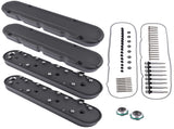 Aluminum Valve Covers with Coil Mounts Fit for Chevy LS LS1 LS2 LS3 LS6 LS7 8082-3BK 8082-3 90123050