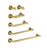 6 Piece Bathroom Towel Rack Set Wall Mount W2152128616