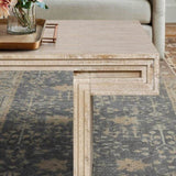 American Vintage Industrial Coffee Table, Premium Reclaimed Wood Texture Rectangular Design, W1445P287874