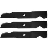 ZUN 3x Lawn Mower Blades 54 Inch for Craftsman Poulan Ayp/Electrolux R14459 187254 64385112