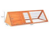 50" Wooden Rabbit Guinea Pig Hutch Wooden Rabbit Guinea Pig House 88392654