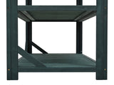 TOPMAX 65" Large Wooden Farmhouse Rustic Outdoor Bench Table, Patio Workstation, Garden N717P221495F