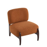 25.5" Modern Boucle Lounge Chair with Solid Wood Frame, Soft and Durable Boucle Upholstery, Perfect N767P256376D
