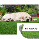 Artificial Grass Turf -6ft x 10ft 0.8"Indoor/Outdoor Synthetic Fake Grass,with rubber 77514069