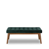 Delilah Modern Bench - Green Velvet B183P301084