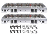Complete Aluminum Cylinder Heads Fits for SBC Chevy 350 Camaro 190cc 64cc 2.02/1.60-Straight 03848748