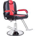 ZUN Deluxe Reclining Barber Chair with Heavy-Duty Pump for Beauty Salon Tatoo Spa Equipment WF310635JAA