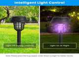 Outdoor Solar Bug Elimination Torches UV Light & White Light, 532 V Grid, IPX 73712379