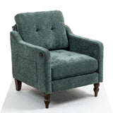 Accent Comfy Chenille Chair w/USB charging port,Mid,Soft,High-support Rebound Sponge,Ergonomic W2715P312490
