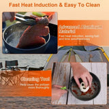 16Pcs Camping Cooking Ware Set Camping Stove Cookware Kit Aluminum Pot Pan Kettle Set with Bowls 99108399