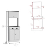 Tampa Kitchen Pantry with Drawer and 2 Cabinets B200P173169
