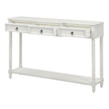 ZUN Console Table Sofa Table with Drawers for Entryway with Projecting Drawers and Long Shelf 55282093