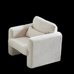 ZUN 33"Corduroy Fabric Single Sofa, Modern Lounge Chairs Single Sofa with Support Pillow, for Apartment, W834P171867