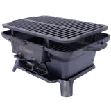 Oval Cast Iron Grill Outdoor, Portable Charcoal Grill and Tabletop Cast Iron Skillet - 100% Cast 98855605