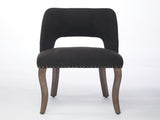 Wooden Dining Chairs Set of 2, Modern Fabric Upholstered Dining Room Chair Kitchen Chairs, Farmhouse 45837464