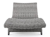 CRETE WICKER CHAISE LOUNGE 58997.00MP2