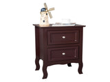 2pcs Country Style Two-Tier Night Tables Large Size Grown 85450800