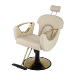 ZUN 360&deg; Swivel Reclining Salon Barber Chair with Heavy Duty Hydraulic Pump for Hair Stylists Home W676P187970