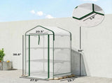 Garden Bed with Mini Greenhouse 80405371