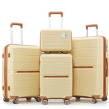 Luggage Sets 4 Piece PP Lightweight & Durable Expandable suitcase W2098P186373