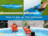 Inflatable swimming pool 183*51 butterfly inflatable coil mesh pool W2710P305021