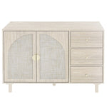 ZUN 2 Door 3 Drawer Cabinet, Suitable for Bedroom, Living Room, Study W688134397