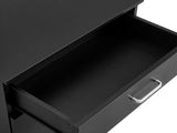 3-Drawer Chest with Textured Finish Drawer Dresser 22.05*12.99*25.98in Black 56794747