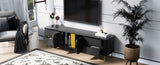 ZUN U-Can TV Stand for TVs up to 80 Inches, Modern Entertainment Center Media Console with 4 Drawers and N724P170542B