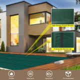 Inground Pool Safety Cover, 16x32ft Rectangle Winter Safety Pool Cover for Inground Swimming Pools, W465P203690