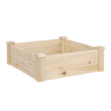 61*61*20cm Wooden Planting Frame Ground Type 70248866