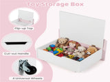 Kids Toy Storage Organizer with Movable Drawer & Anti-Tipping Kit for Playroom Nursery - Pink 70922205