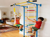 5 in 1 Playset Laddeer Wall Gym With Rope Ladder, Pull-up Bar, Wall Ladder, Rope, And Gymnastic W1408P427540