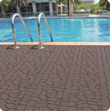 New Stone texture 12" Patio Deck Tiles, DIY Module Interlocking Decking Tiles Floor Tile,Easy and W3022P251867