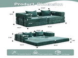Compression Sofa,Convertible Floor Sofa Bed with Fixed-Shape Frame, Loveseats Boneless Modular 11854585