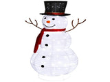 60*60*120cm 30.00V 3.60W Snowman Snow Fleece Garden Snowman Decoration White 04827408