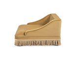 Duchess 33" Medium Princess Pet Bed Sofa with Fringe Skirt, Gold Yellow Performance Velvet B2719P479030