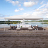 3 x 6m Home Use Outdoor Camping Waterproof Folding Tent with Carry Bag White 91896329