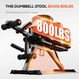 DAV Adjustable Preacher Curl Weight Bench With Leg ExtensionSupport for self-pickup face sheet, 11073184