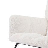 Comfy Upholstered Lounge Chair Rocking Chair with High Backrest, for Nursing Baby, Reading, Napping W876127878