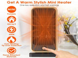 Indoor Portable Ceramic Space Heater, Ceramic Space Heater, Overheat & TipOver Auto ShutOff, 69482769