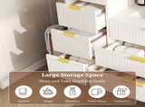 Wall Mounted Floating Cabinet, 12inch Side Cabinet with Drawers, Mutifunctional Cabinet for N710P324099K
