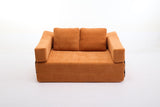 ZUN Modern Minimalist Sofa, Fold-Out Sofa Bed, Convertible Chair Floor Couch & Sleeping Mattress for W1829P186302