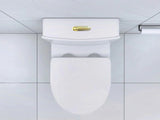 Elongated One Piece Toilet White W2826P192007