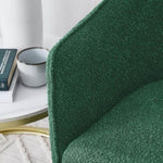 ZUN Modern style simple and elegant chair, green leisure chair, suitable for dining/bedroom/living W487P186356