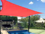 12'X16' Scarlet HDPE sunshade sail 58401428