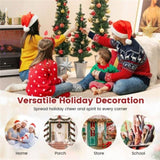 ZUN 3 PCS Potted Artificial Christmas Tree Christmas Decoration 15413363