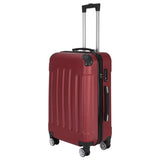 3-in-1 Portable ABS Trolley Case 20" / 24" / 28" Wine Red 87679320