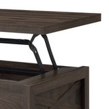 ZUN Walnut Coffee Table with Lift Top B062P186489